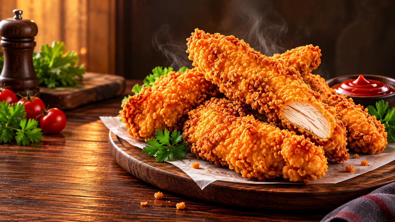 Poulet croustillant Chick'end Café